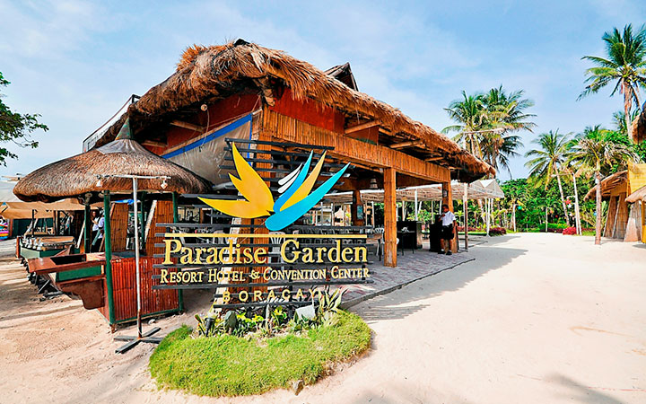 boracay Packages  PROMO C :CATICLAN-AIRFARE,ROOM, TRANSFER, INSURANCE + FREEBIES**  PARADISE GARDEN RESORT HOTEL AND CONVENTION CENTER (BEACHFRONT)